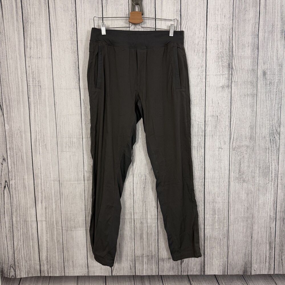 Lululemon Men's Large Gray Slim Elastic Waist Moisture Wicking Casual Pants